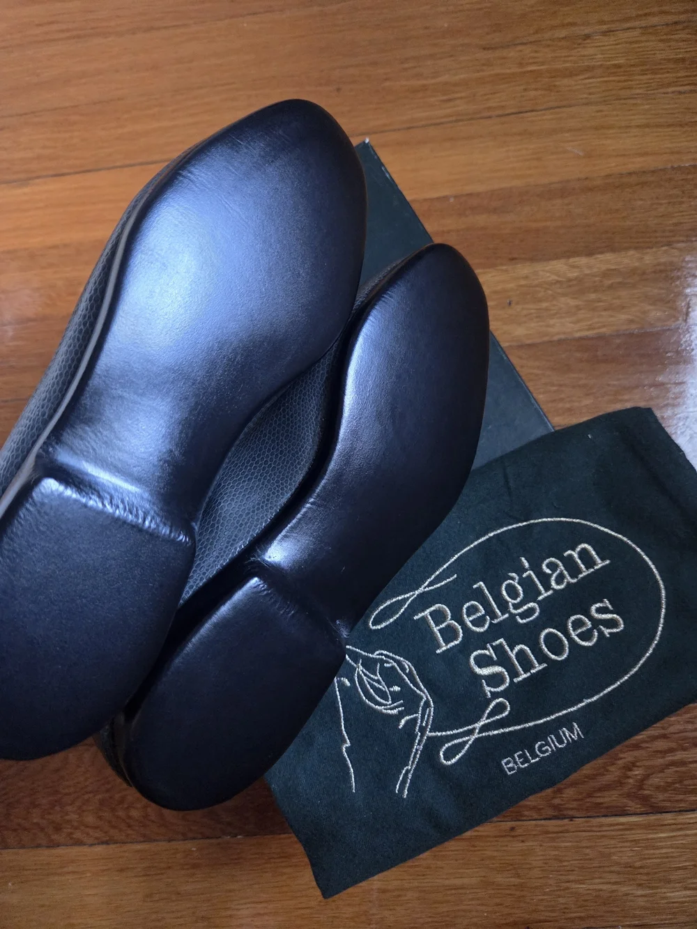 Belgian Shoes 'Midinettes' Lizard Calf Leather Loafers with Bow Accent